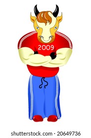 Bull - symbol of 2009 year