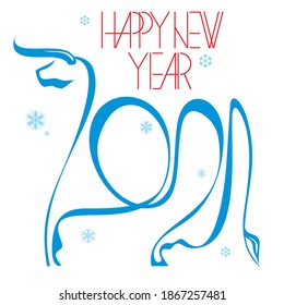 Bull Symbol 2021 Chinese New Year