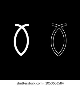 Bull symbol icon set white color