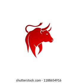 Bull symbol - isolated vector illustration