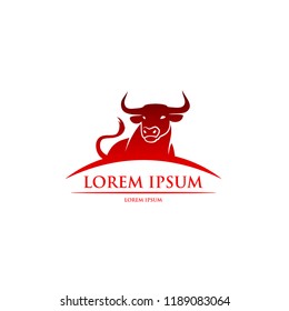 Bull symbol - isolated vector illustration
