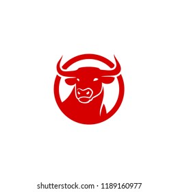 Bull symbol - isolated vector illustration