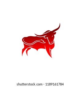 Bull symbol - isolated vector illustration