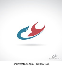Bull symbol - vector illustration