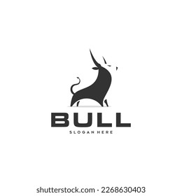 Bull Taurus Bison Buffalo Logo design vector template