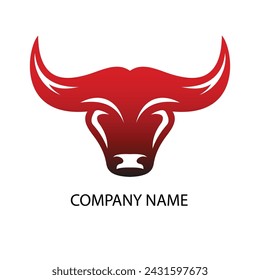 bull taurus head logo design, icon, sign and symbol 