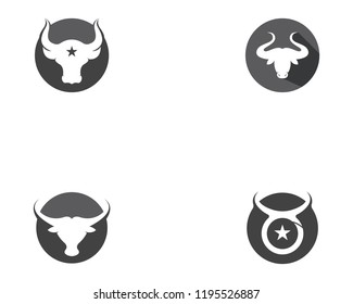 Bull Taurus Logo Template