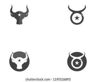 Bull Taurus Logo Template