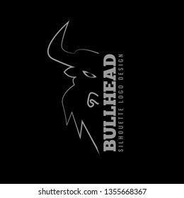 Bull Taurus Logo Template. Flat Vector illustration.