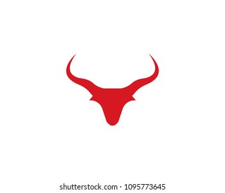 Bull Taurus Logo Template vector icon illustration