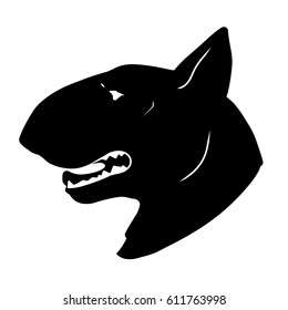 
Bull terrier silhouette
Sticker logo