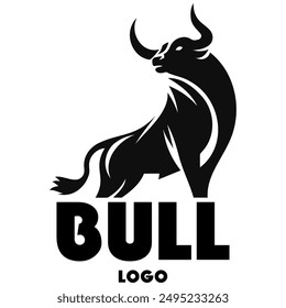 Bulle Vektorgrafik. Angry Bull Logo