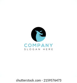 Bull vector art logo design