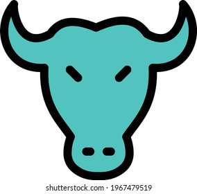 BullVektorfarbensymbol