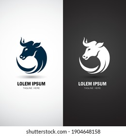 Bull Vector Graphic logo Design , vector illustration