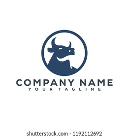 Bull Vector Graphic Template Download Modern