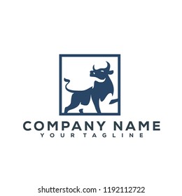 Bull Vector Graphic Template Download Modern