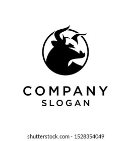 Bull Vector Graphic Template Download Modern