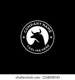 Bull Vector Graphic Template Download Modern
