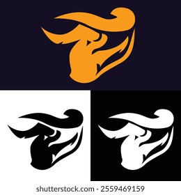 Bull Vector, Bull head, Rodeo, Bull face, Cowboy, Cow head, Cow face, Angry bull,