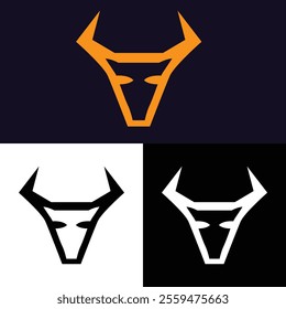 Bull Vector, Bull head, Rodeo, Bull face, Cowboy, Cow head, Cow face, Angry bull,