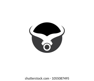 Bull vector icon