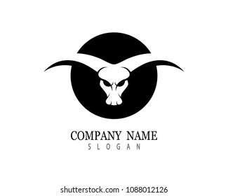 Bull vector icon