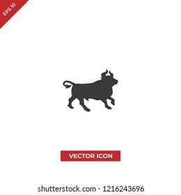 Bull vector icon