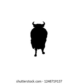 bull vector icon. bull sign on white background. bull icon for web and app
