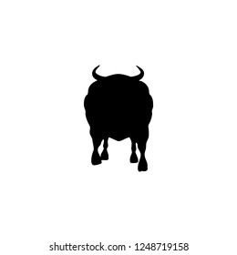 bull vector icon. bull sign on white background. bull icon for web and app