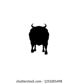 bull vector icon. bull sign on white background. bull icon for web and app