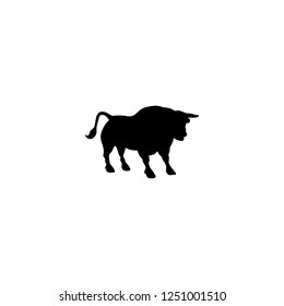 bull vector icon. bull sign on white background. bull icon for web and app