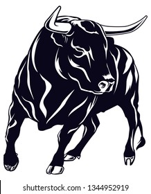 Bull vector illustration