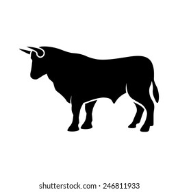 Bull, vector illustration
