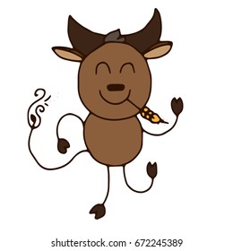  bull vector illustration 