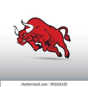 Bull, vector image