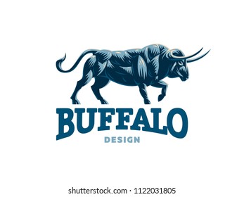 Bull. Vector logo.