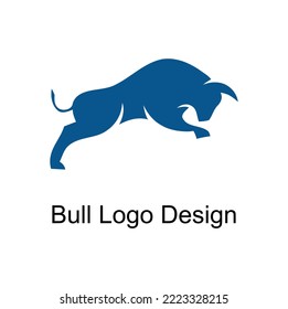 Bull Vector Logo Graphic Design