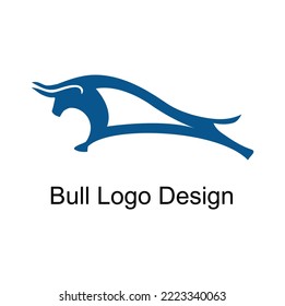 Bull Vector Logo Graphic Design