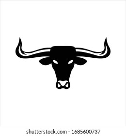 bull vector logo graphic modern abstract