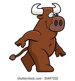 Bull Walking