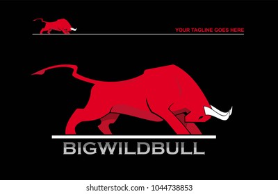 bull, wild red bull, 