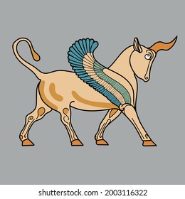 bull with wings  King Xerxes