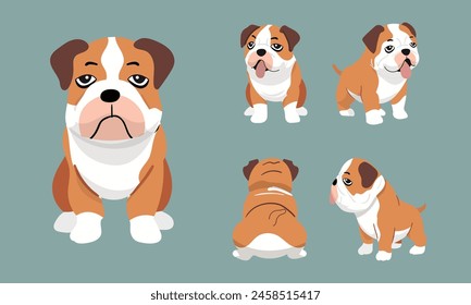 Bulldog Action Series, Diverse Poses Collection