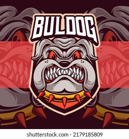Bulldog Animal Mascot Logo Template