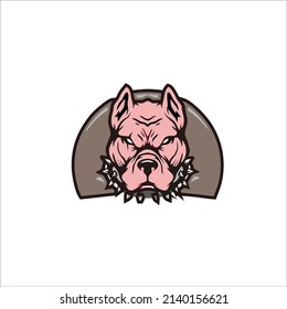 bulldog cartoon design for your character, mascot, t-shirt and identity