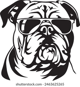 bulldog clipart, bulldog clipart, bulldog black vector