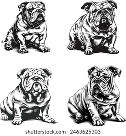 bulldog clipart, bulldog clipart, bulldog black vector