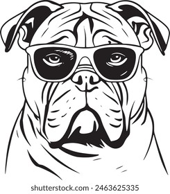 bulldog clipart, bulldog clipart, bulldog black vector