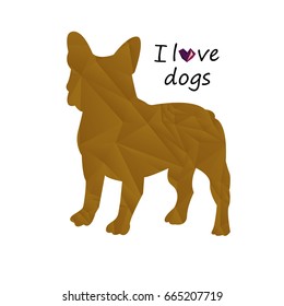 bulldog, dog, animal, french, vector, illustration, pet, breed, cute, drawing, puppy